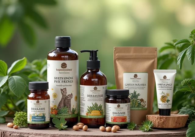 Natural and eco-friendly pet wellness products