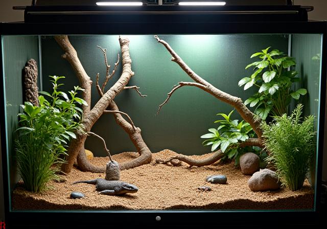 Reptile setup and habitat supplies
